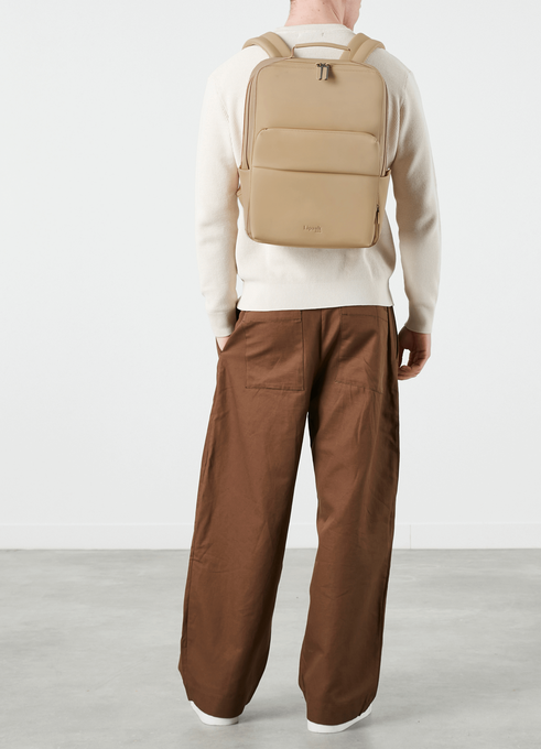 Lipault Lost In Berlin Lifetrotter Backpack  Sandstone Lipault Lost In Berlin Lifetrotter Backpack  Sandstone