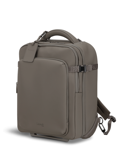 Lipault Lost In Berlin Backpack Pro With Wheels  Ash Stone