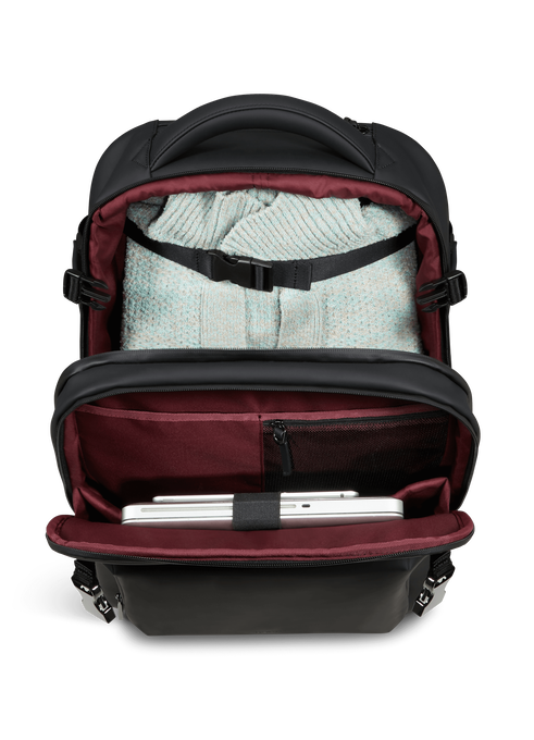 Lipault Lost In Berlin Backpack Pro With Wheels  Black