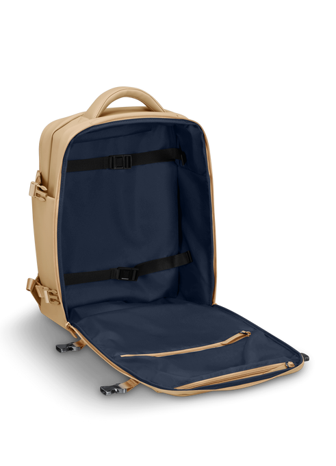 Lipault Lost In Berlin Travel Backpack 2.0  Sandstone