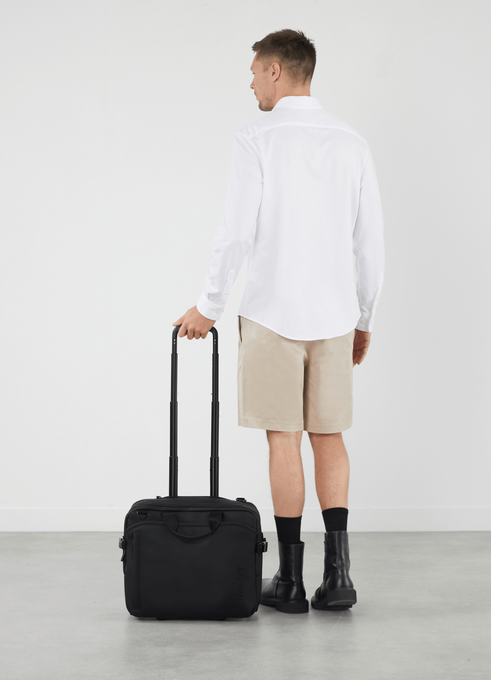 Lipault Lost In Berlin Rolling Tote  Black