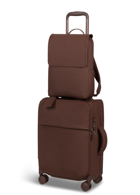 Lipault Lost In Berlin Square Backpack 2.0  Spiced Mocha Lipault Lost In Berlin Square Backpack 2.0  Spiced Mocha
