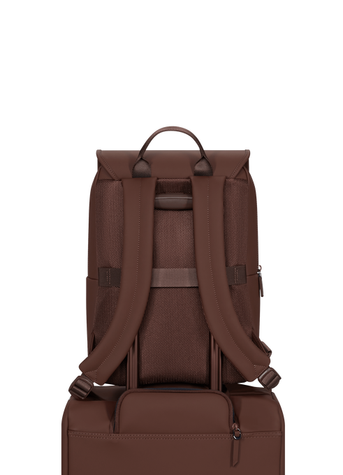 Lipault Lost In Berlin Square Backpack 2.0  Spiced Mocha Lipault Lost In Berlin Square Backpack 2.0  Spiced Mocha