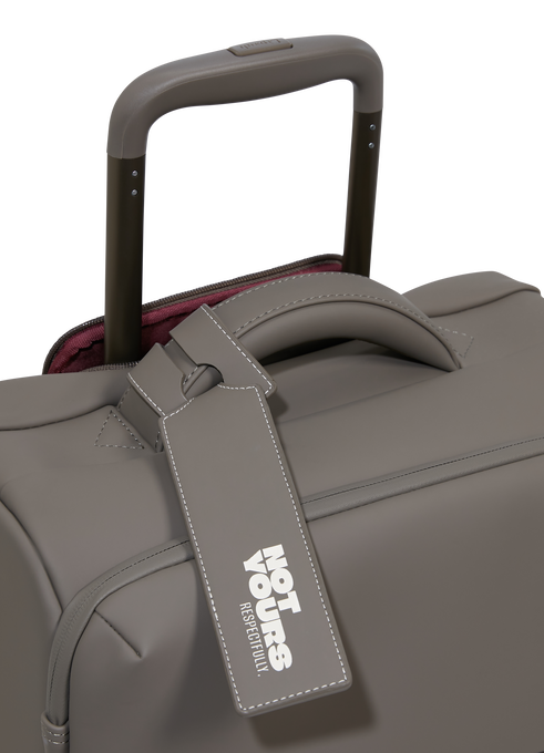 Lipault Lipault Travel Accessories Luggage Tag Not Yours  Ash Stone