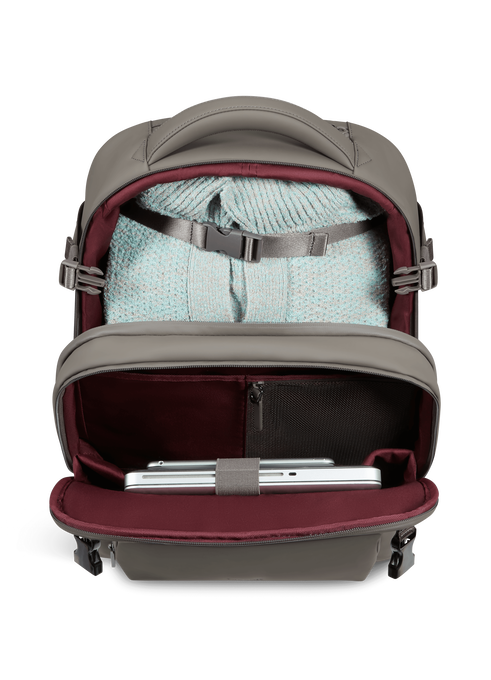 Lipault Lost In Berlin Backpack Pro With Wheels  Ash Stone