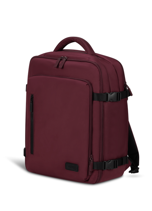 Lipault City Plume Travel Backpack  Bordeaux