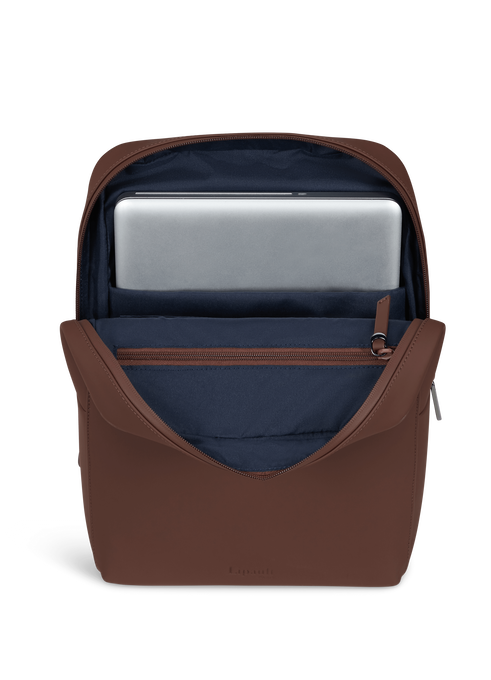 Lipault Lost In Berlin Square Backpack 2.0  Spiced Mocha Lipault Lost In Berlin Square Backpack 2.0  Spiced Mocha