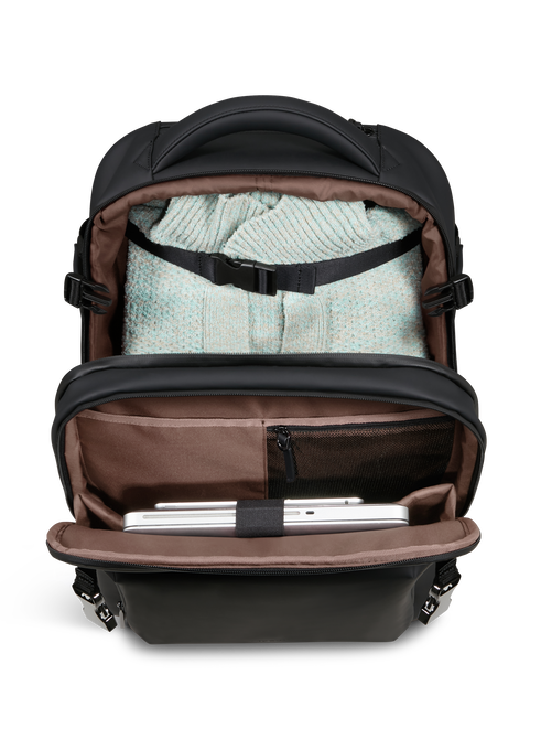 Lipault Lost In Berlin Backpack Pro With Wheels  Black