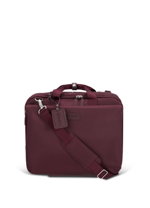 Lipault 4BIZ Rolling Laptop Bag Bordeaux